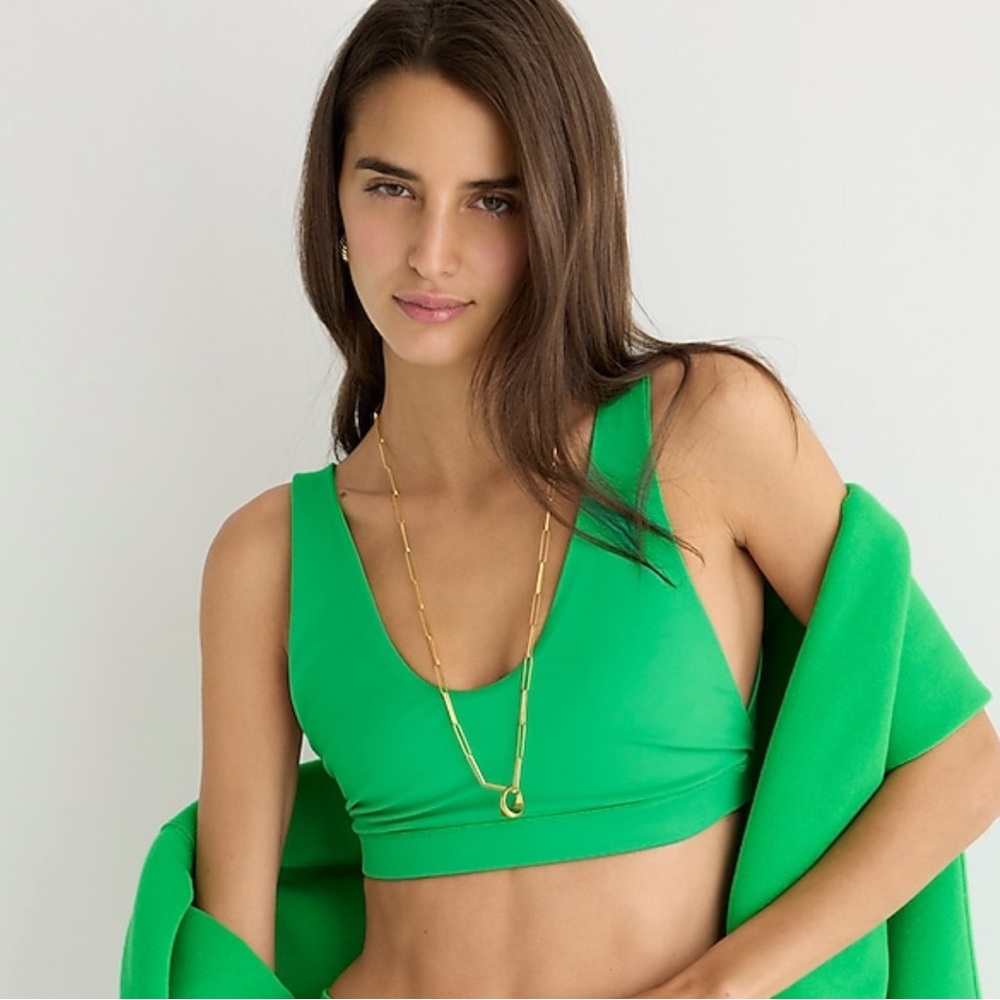 NEW WITH TAGS J-CREW CloudStretch V-neck sports bra